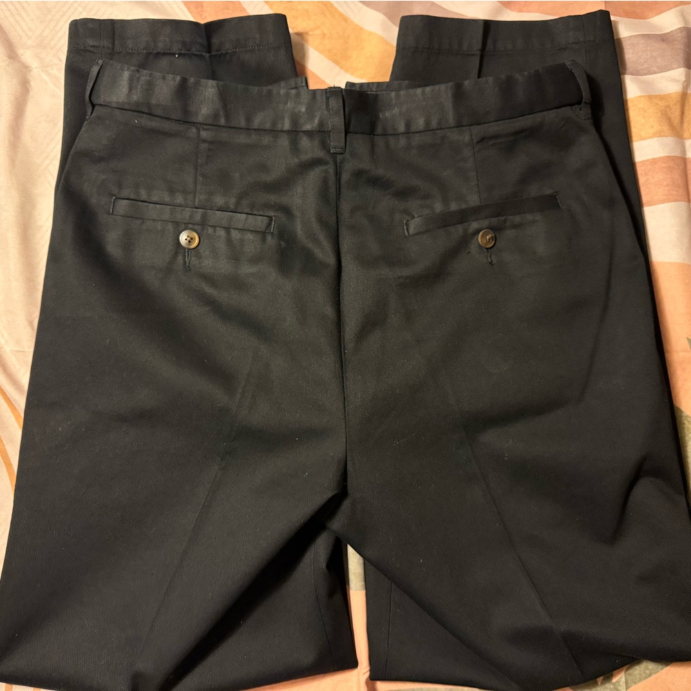 ✨ Haggar Men’s Black Uniform Pants - Picture 8 of 8